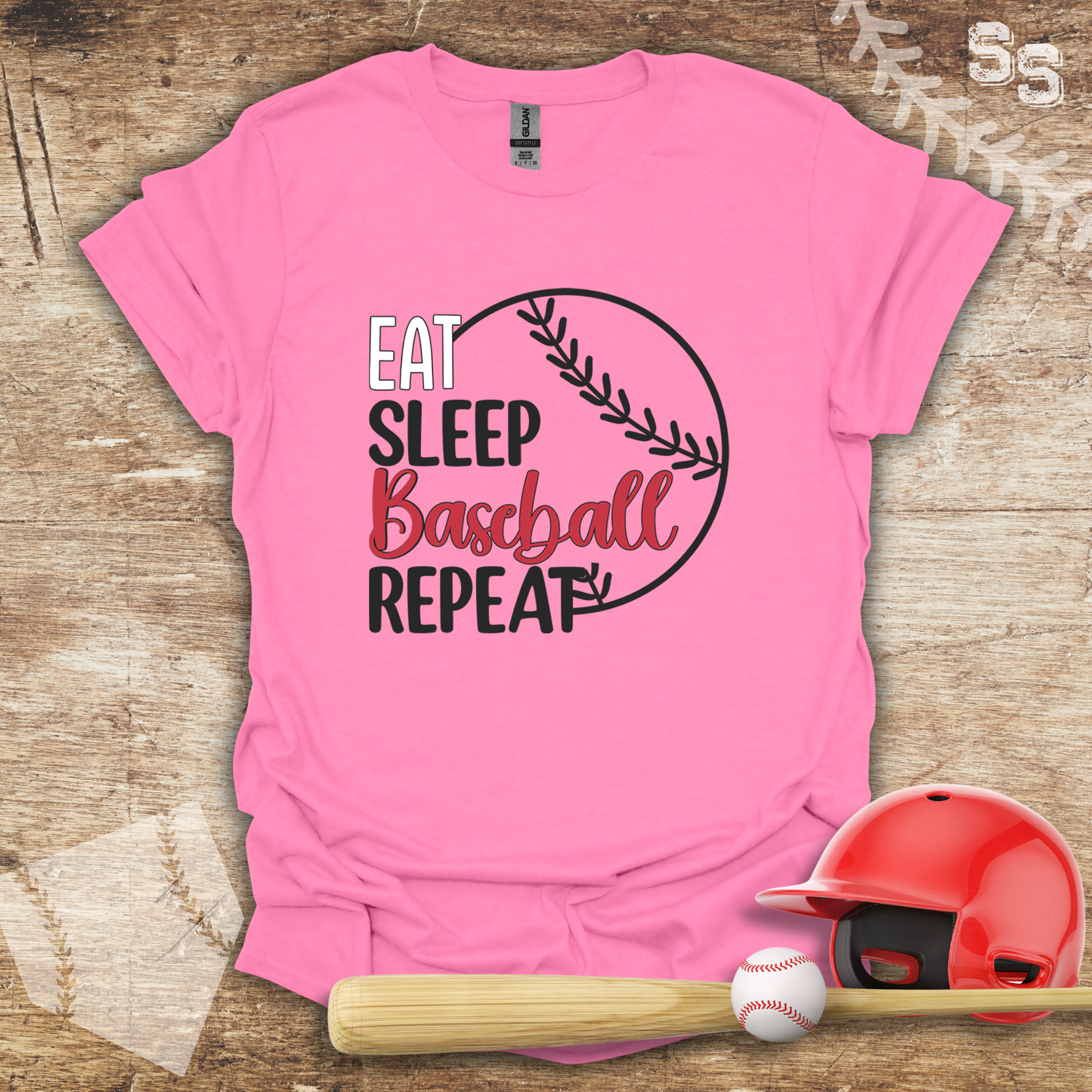 Eat Sleep Baseball Repeat