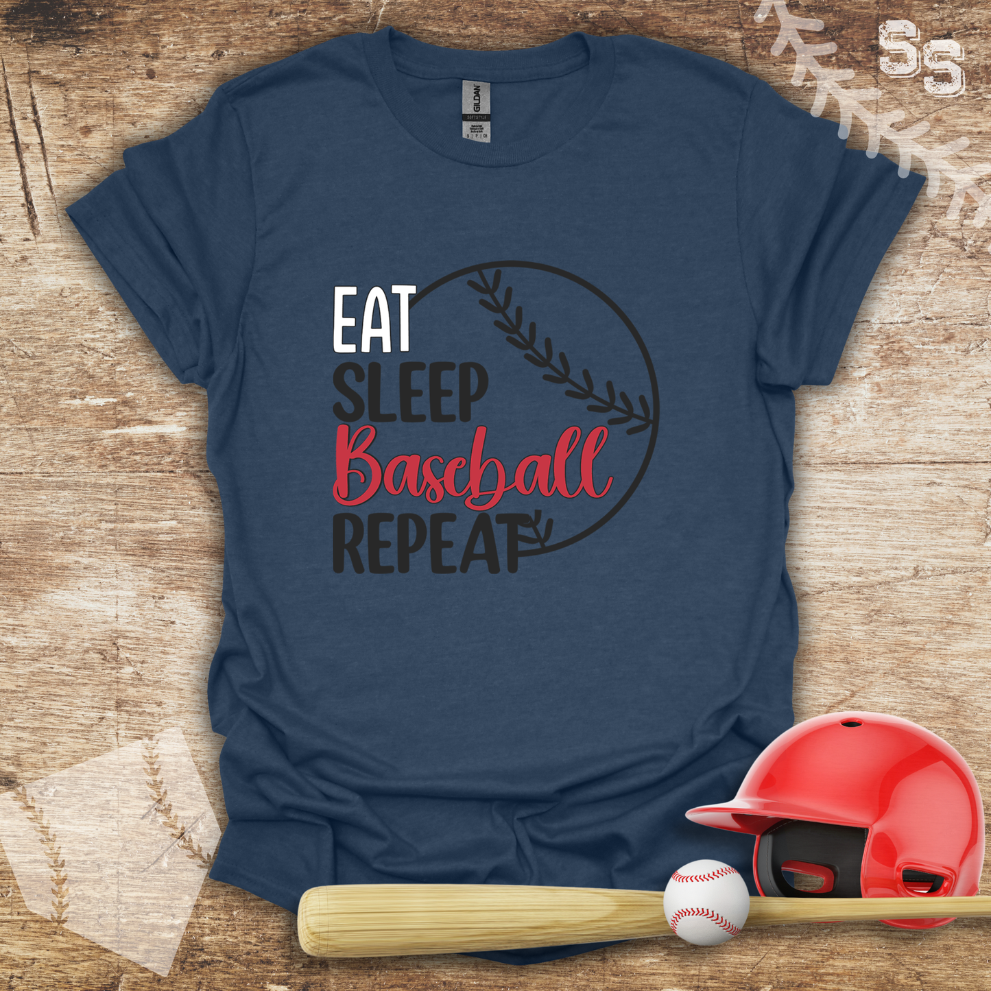 Eat Sleep Baseball Repeat