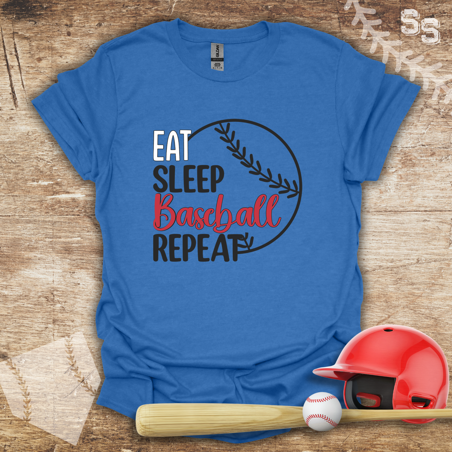 Eat Sleep Baseball Repeat