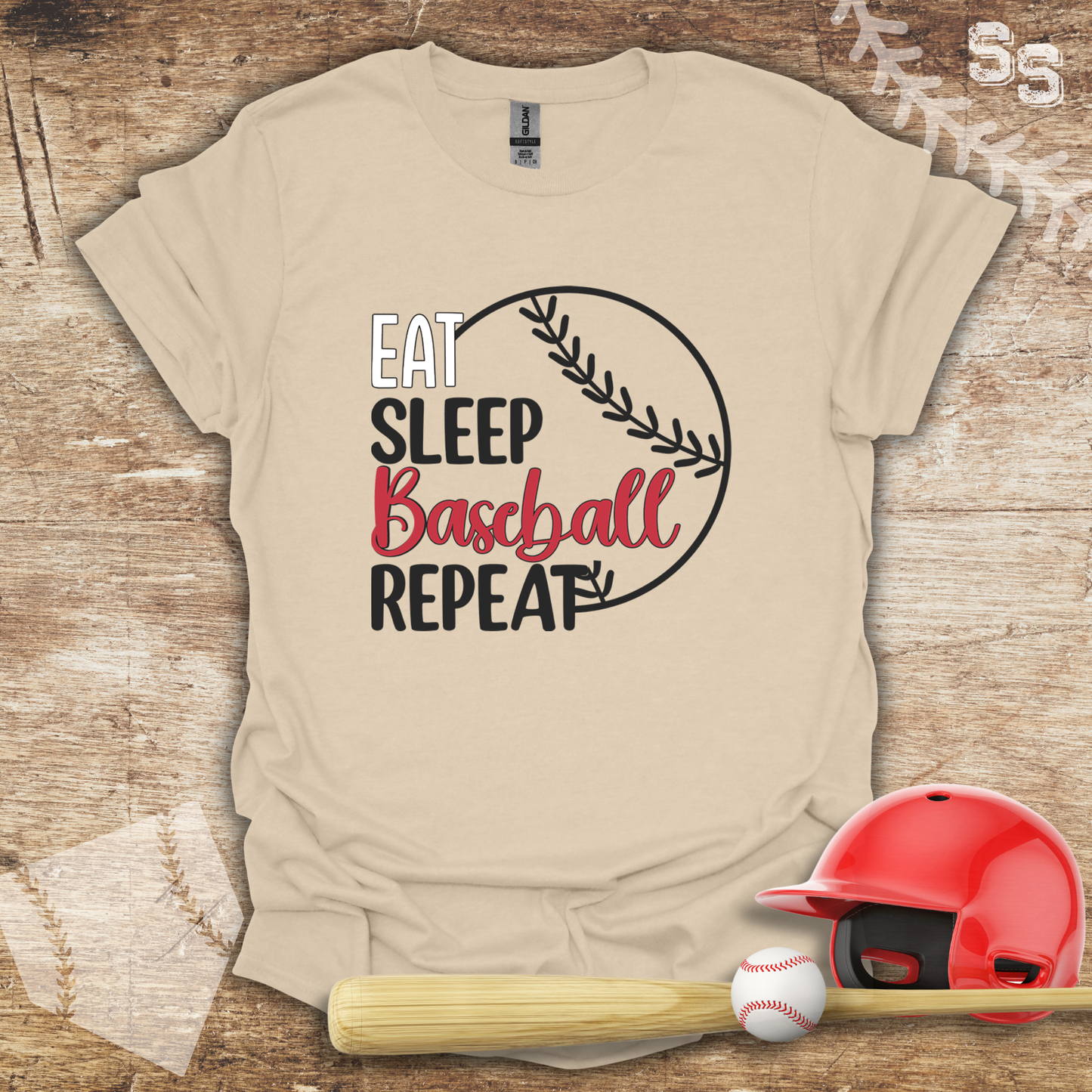 Eat Sleep Baseball Repeat