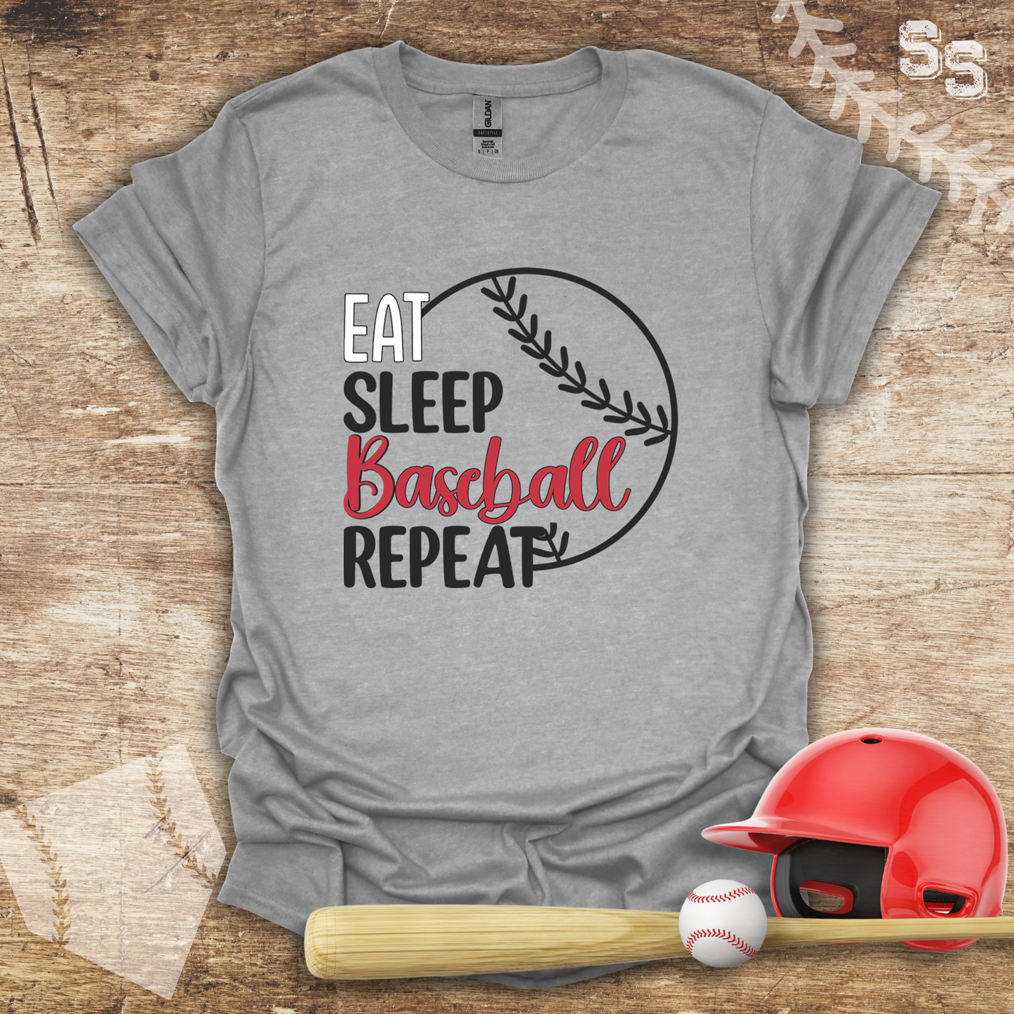 Eat Sleep Baseball Repeat