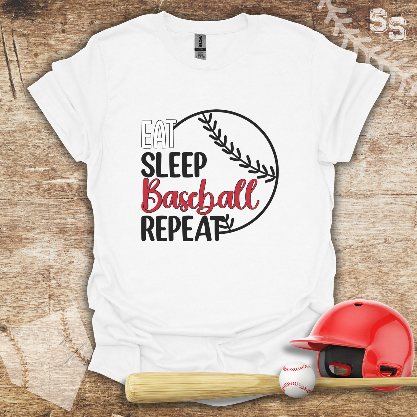 Eat Sleep Baseball Repeat