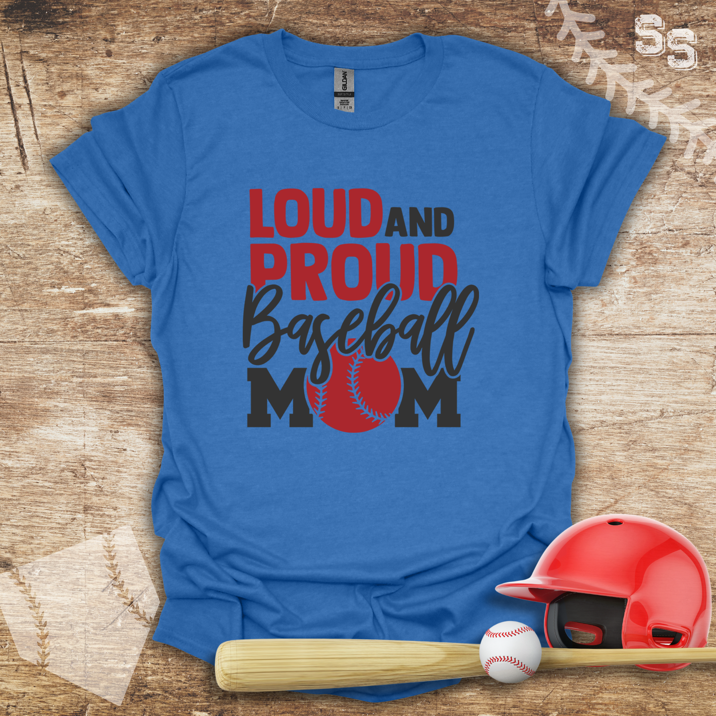 Loud Proud Baseball Mom