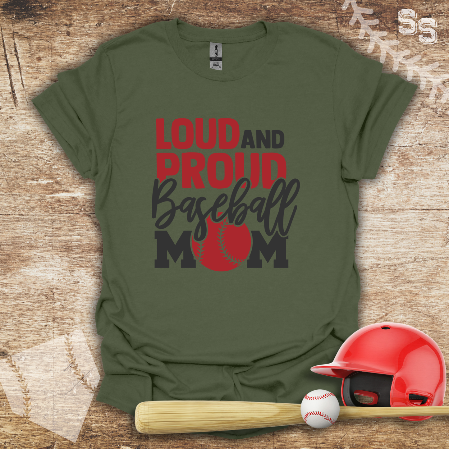 Loud Proud Baseball Mom