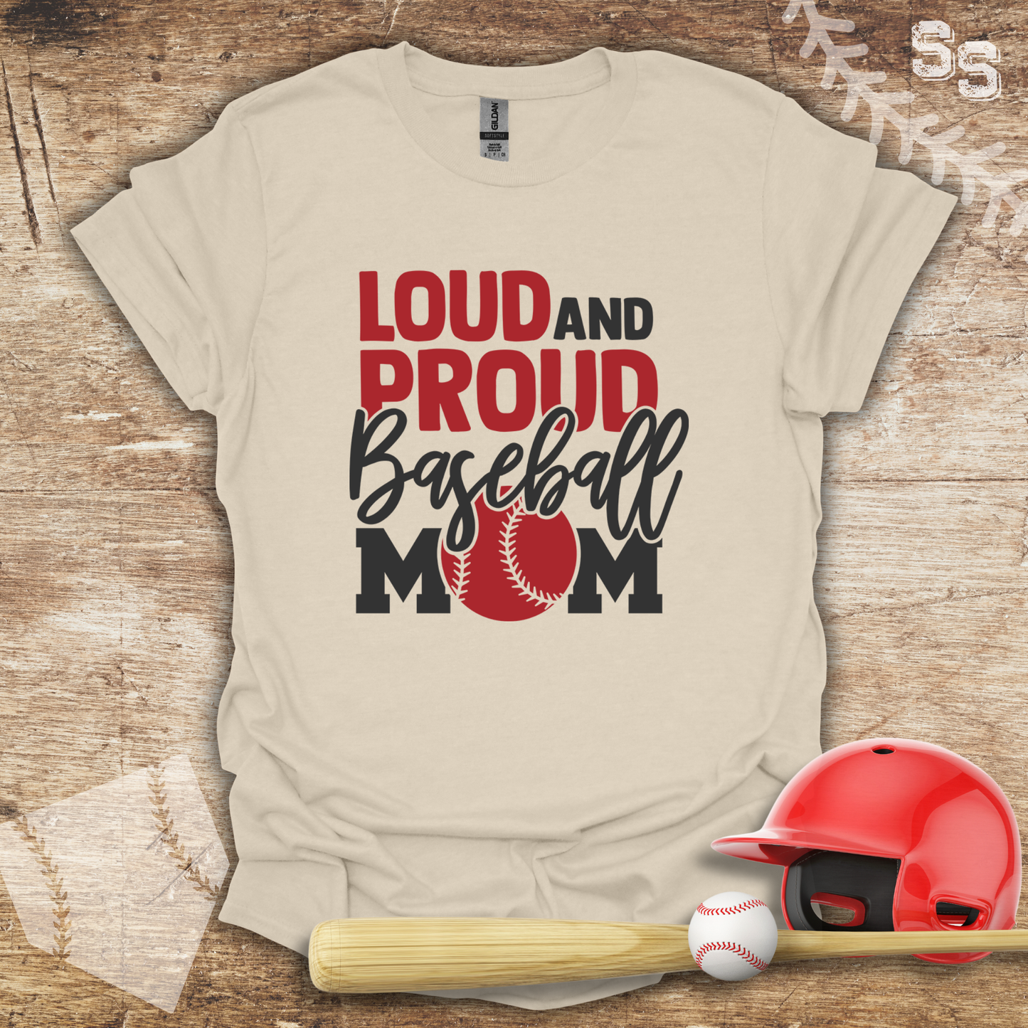 Loud Proud Baseball Mom