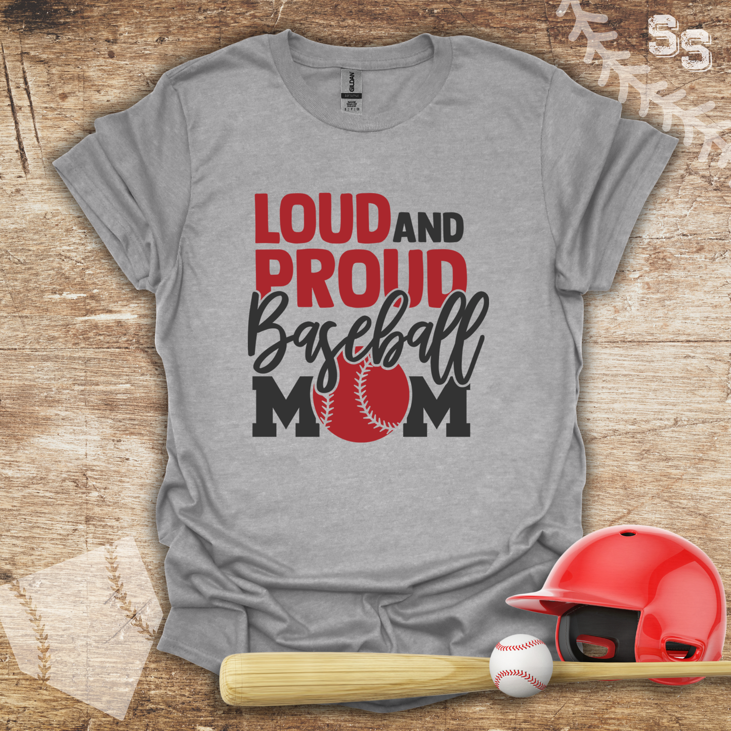 Loud Proud Baseball Mom