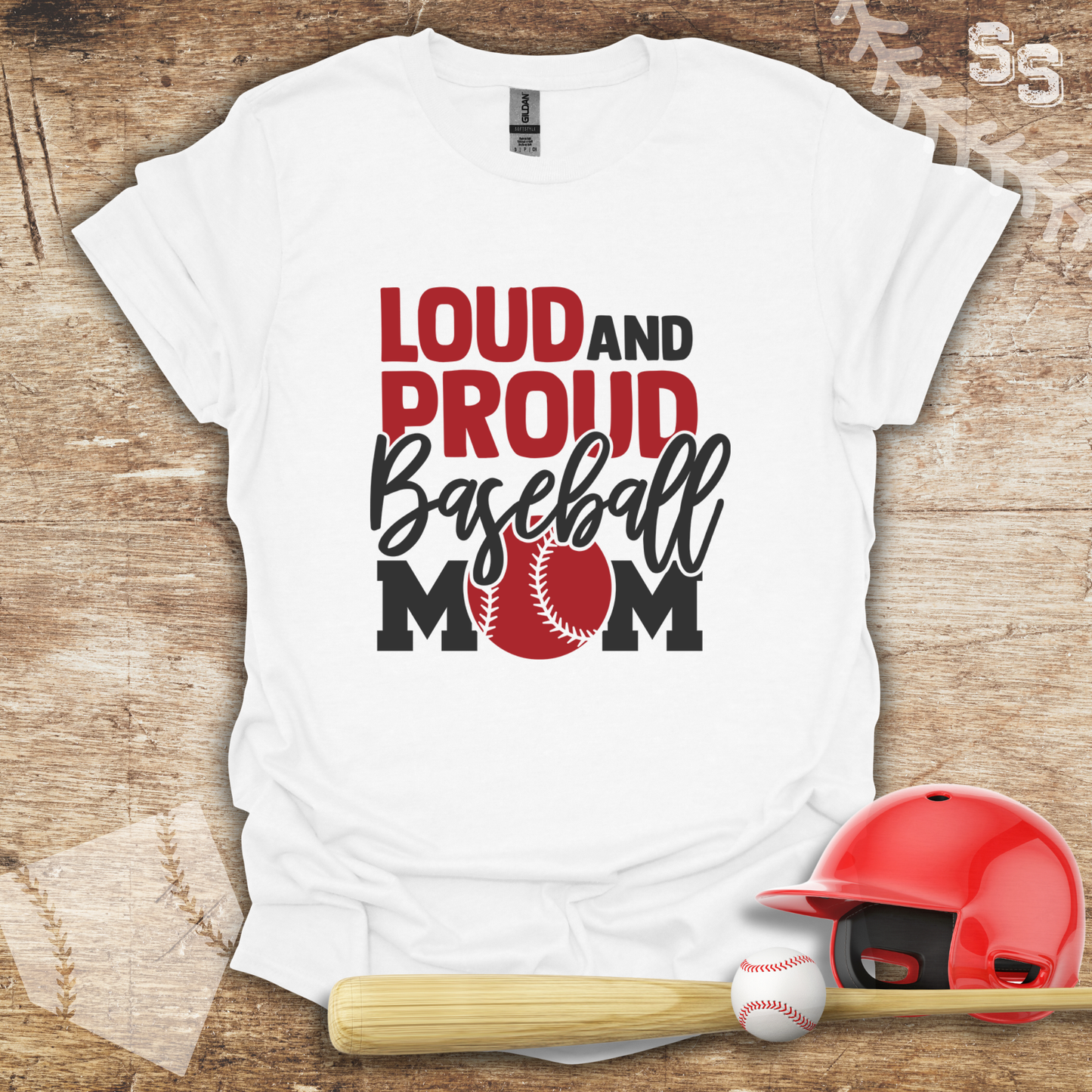 Loud Proud Baseball Mom