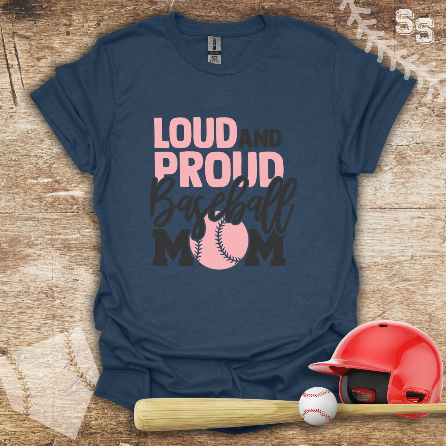 Loud Proud Baseball Mom
