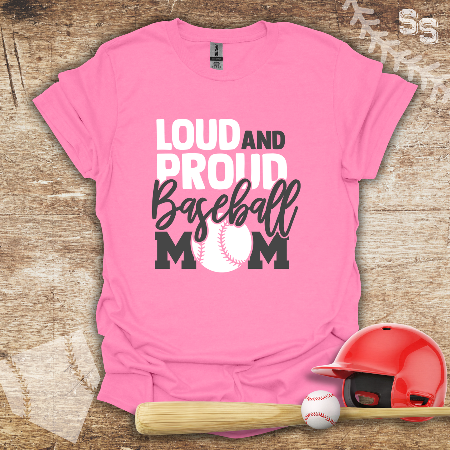 Loud Proud Baseball Mom