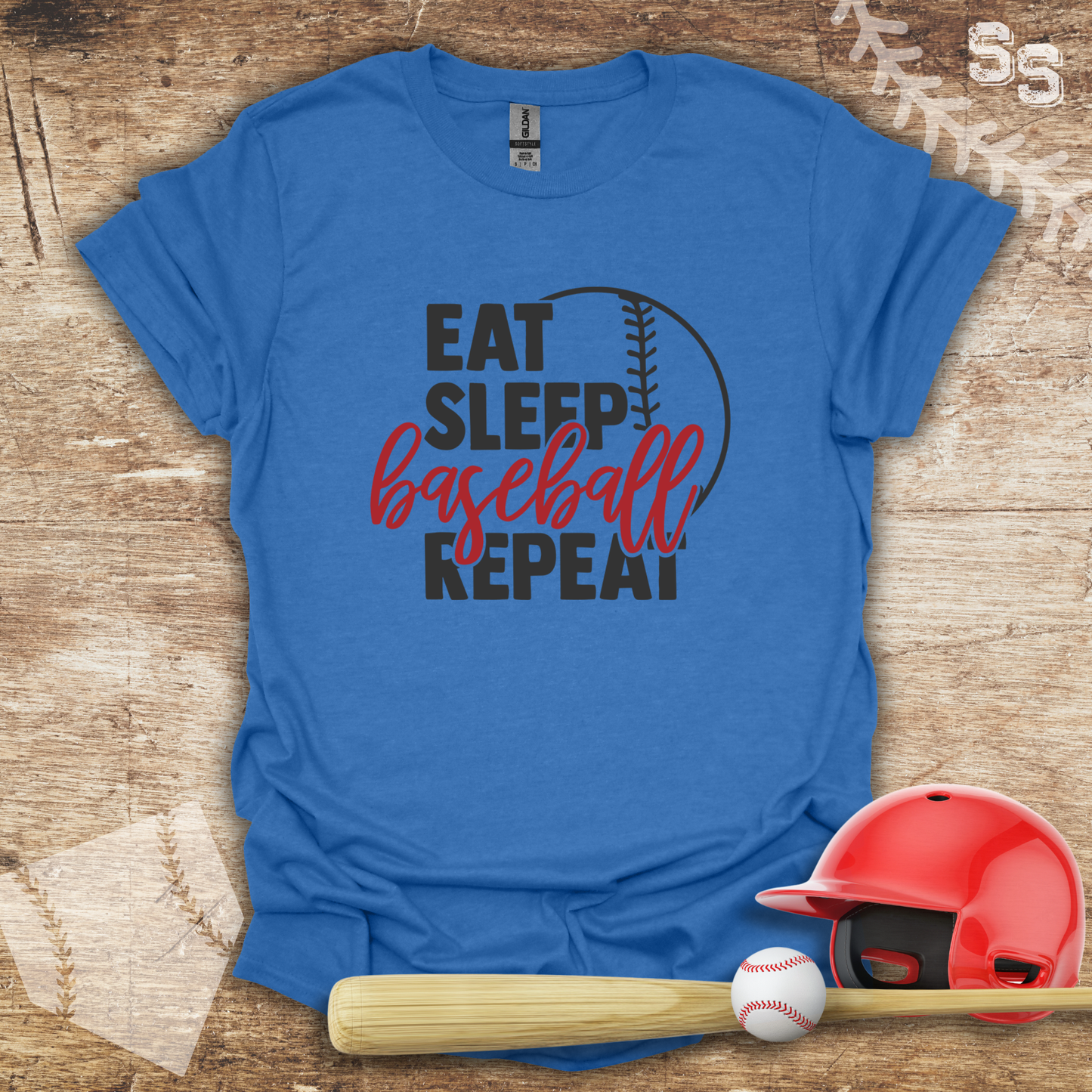 Eat Sleep Baseball Repeat