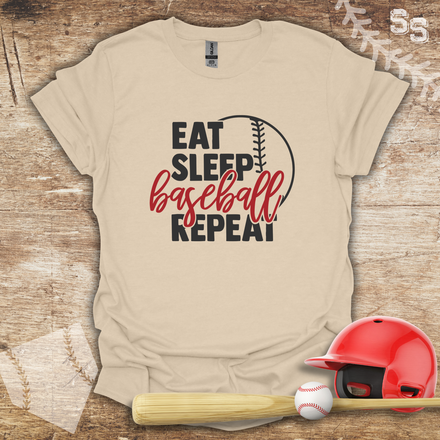 Eat Sleep Baseball Repeat