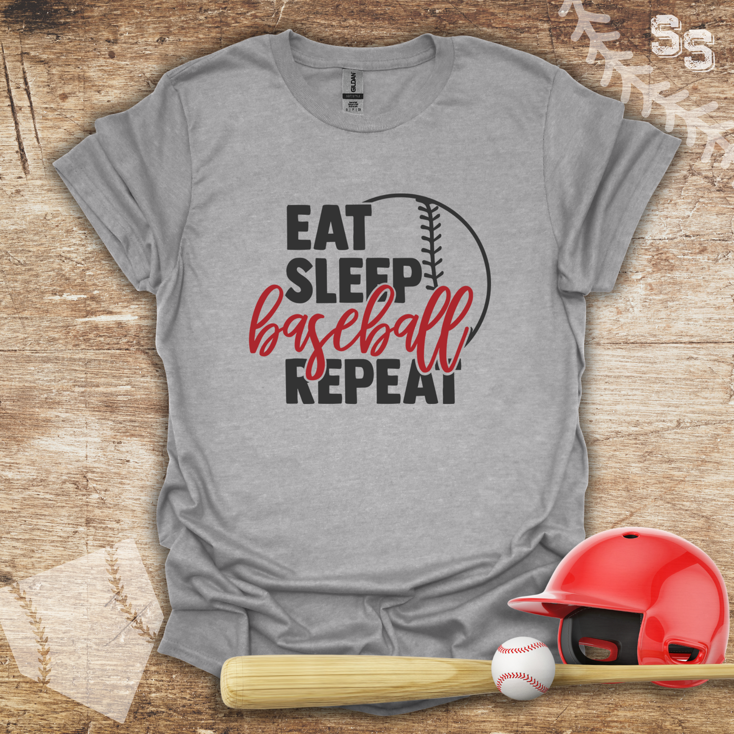Eat Sleep Baseball Repeat