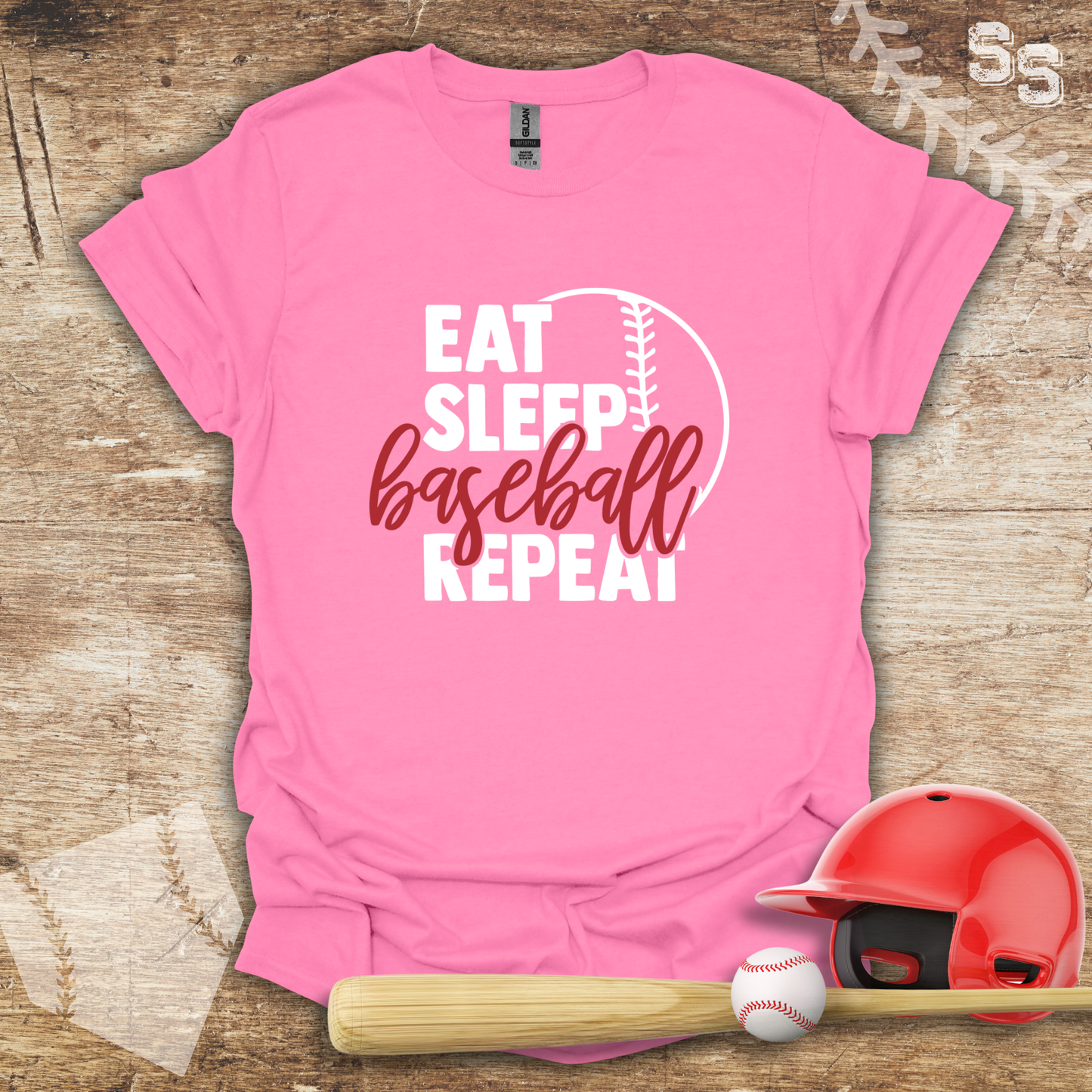 Eat Sleep Baseball Repeat