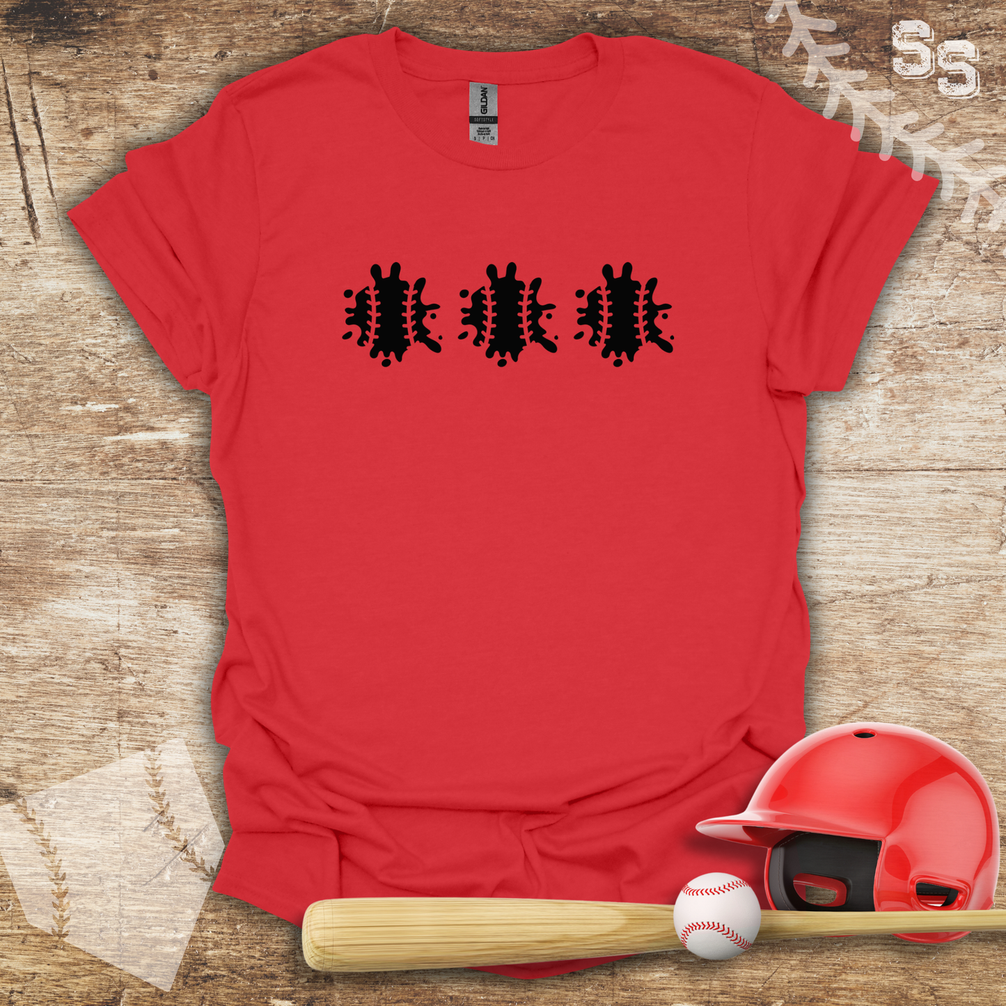 Three Baseball Splashes