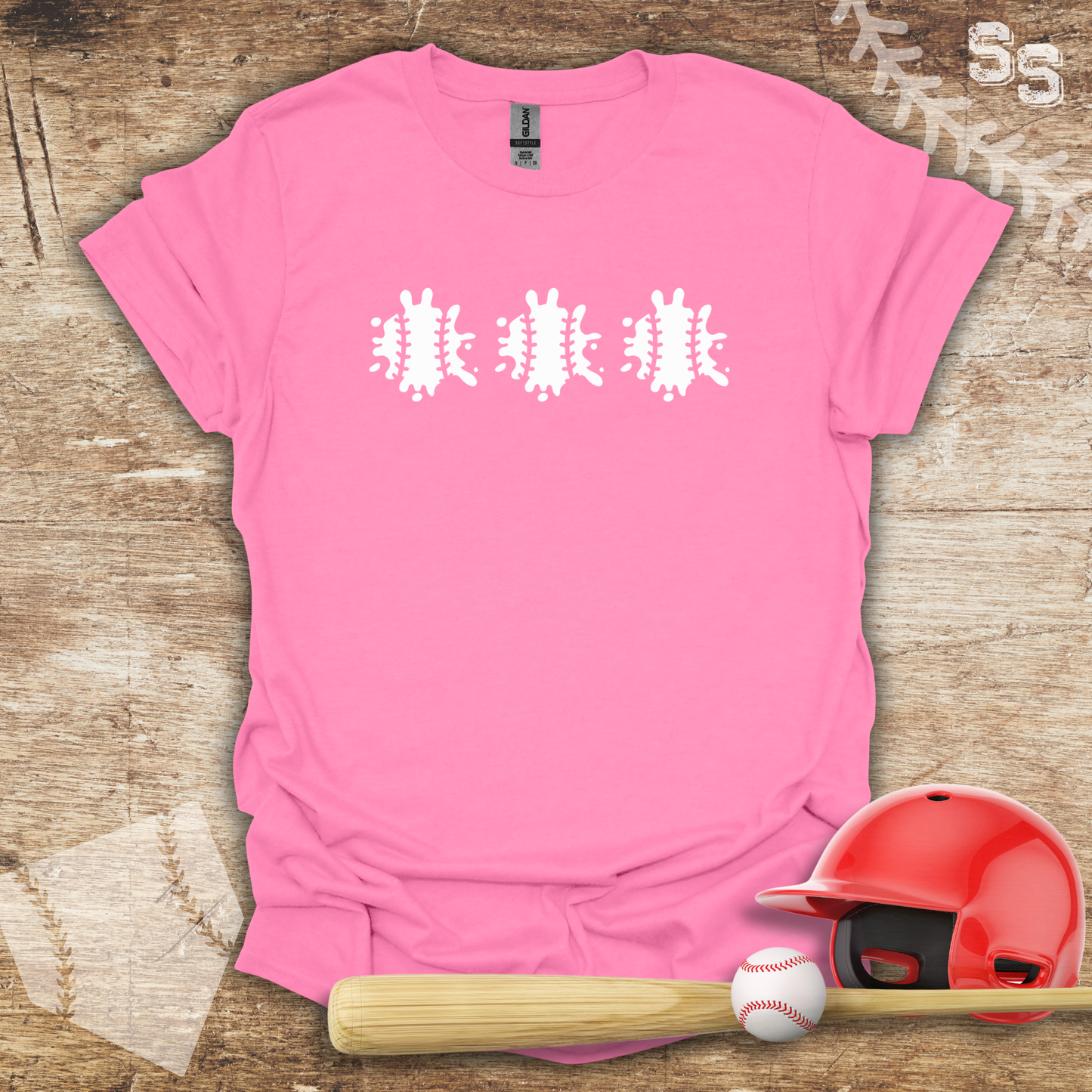 Three Baseball Splashes