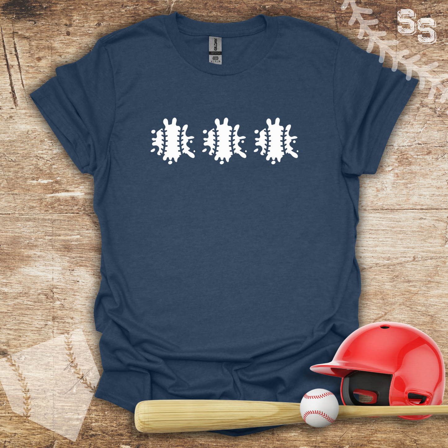 Three Baseball Splashes