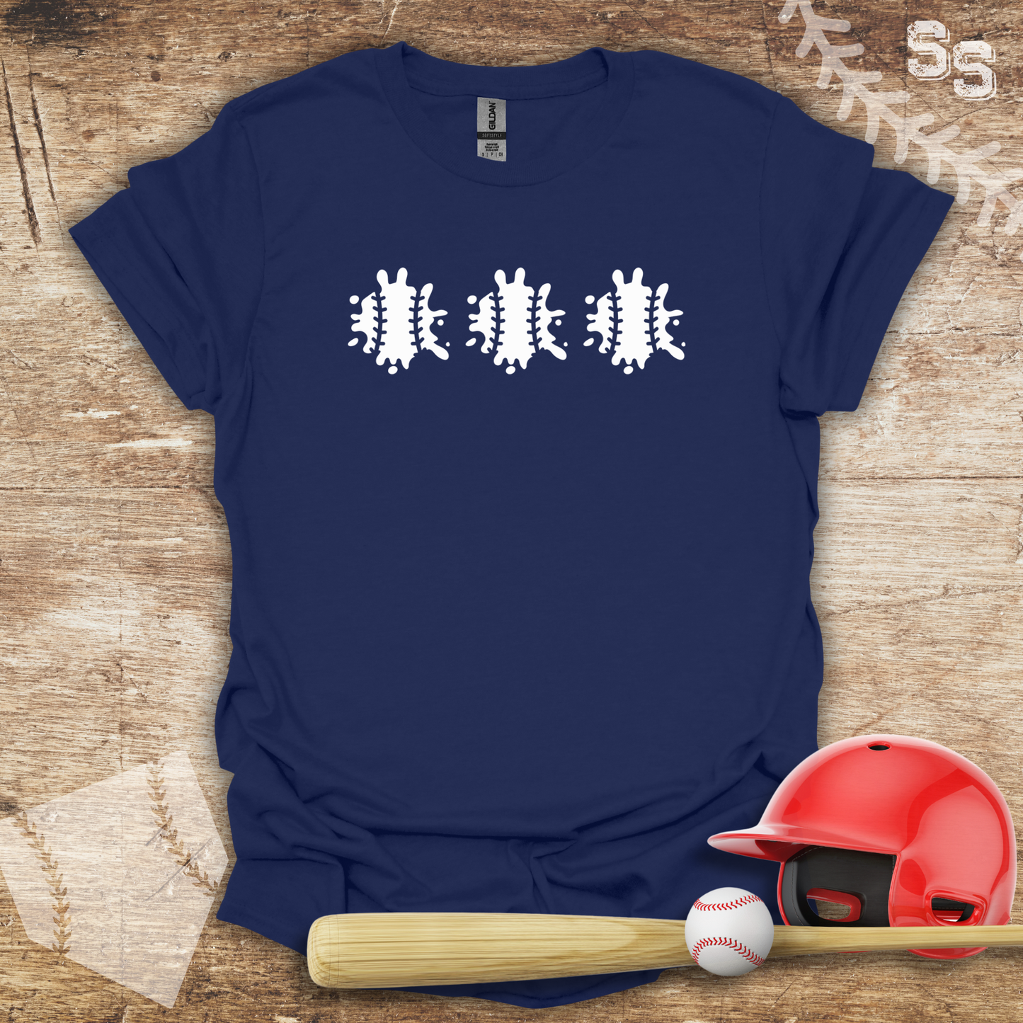 Three Baseball Splashes