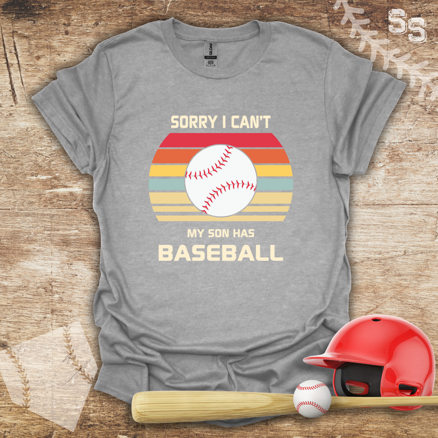 Sorry Can't Son Baseball