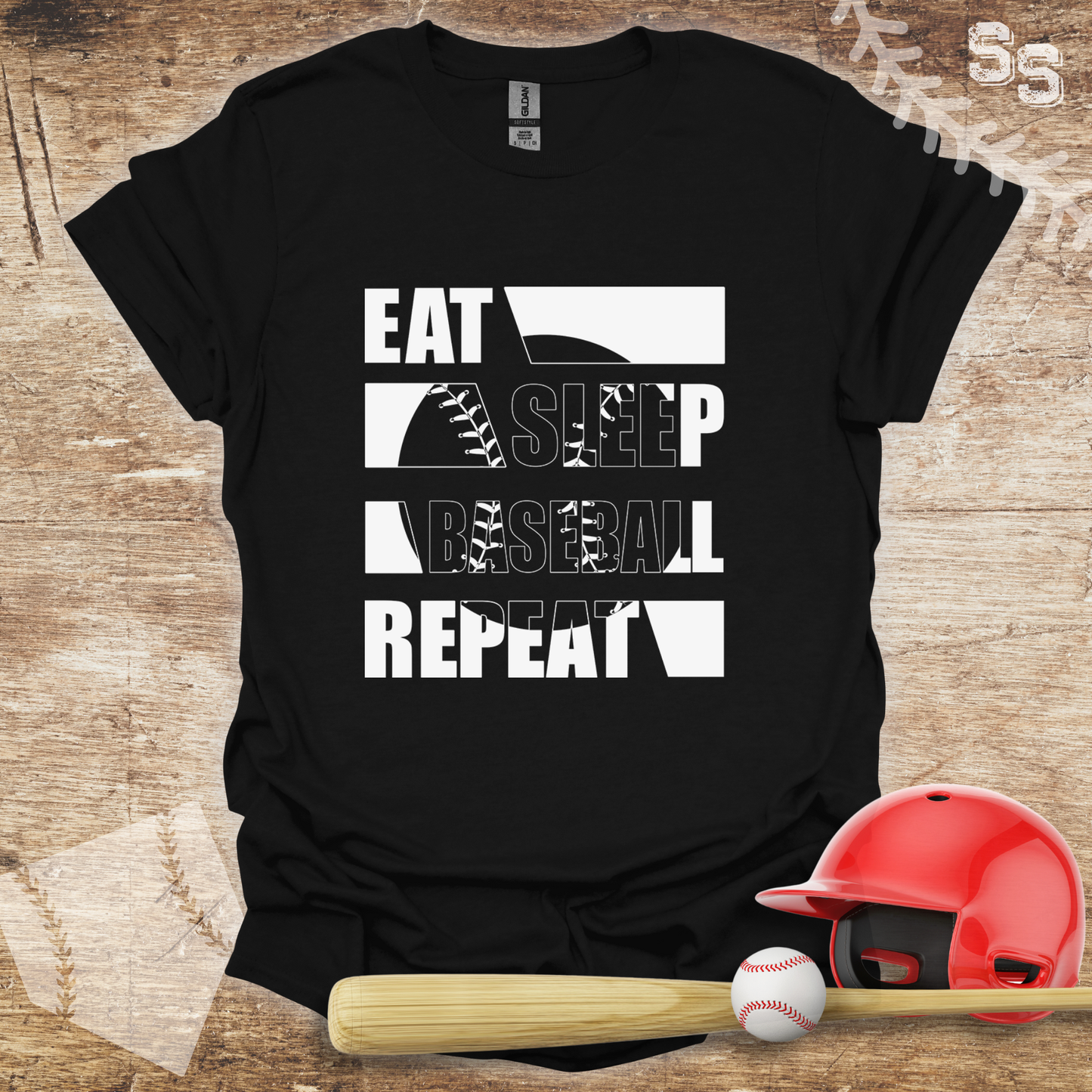 Eat Sleep Baseball Repeat