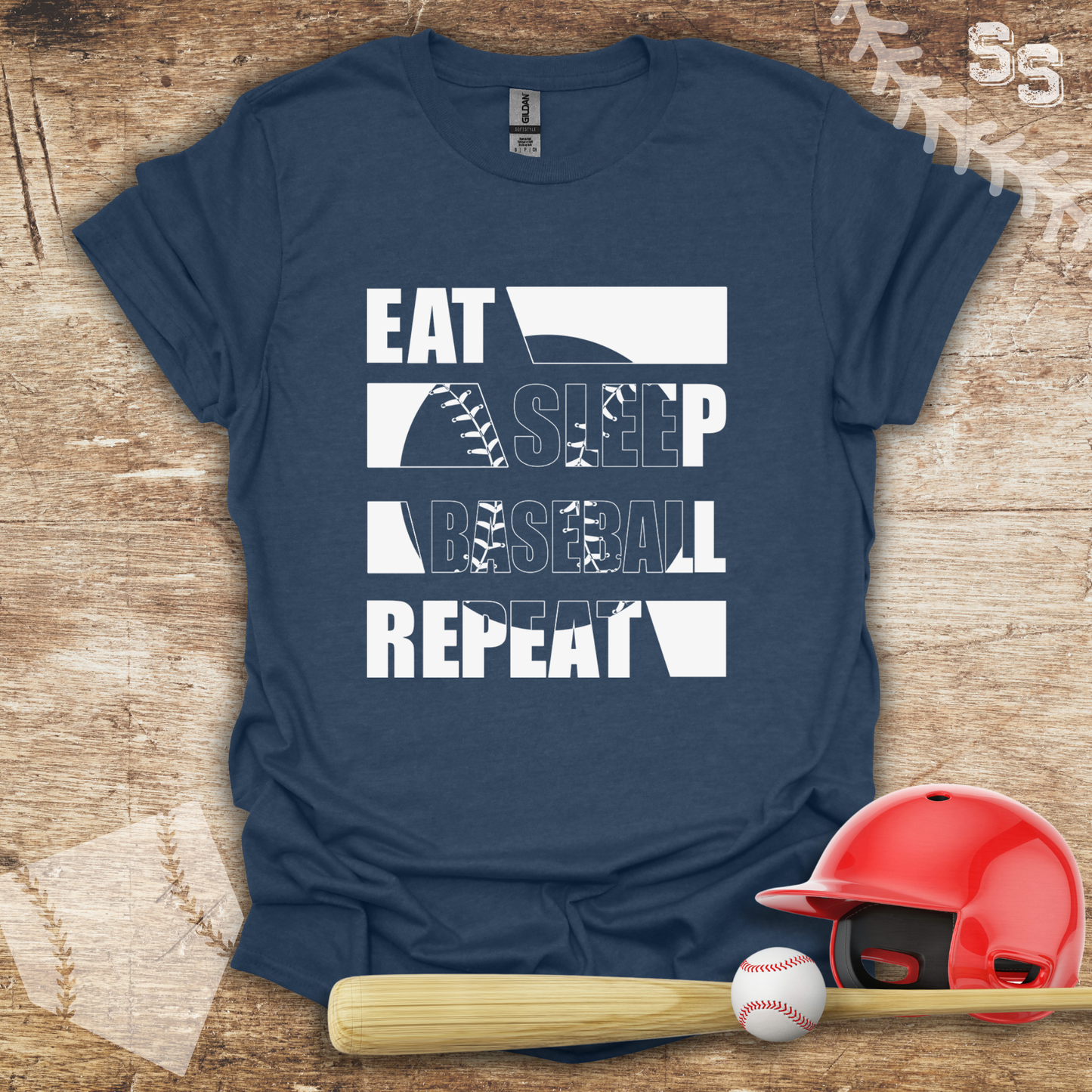 Eat Sleep Baseball Repeat