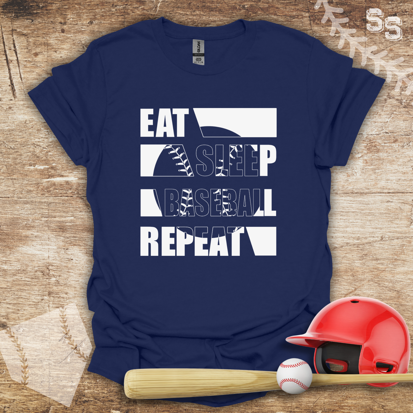 Eat Sleep Baseball Repeat