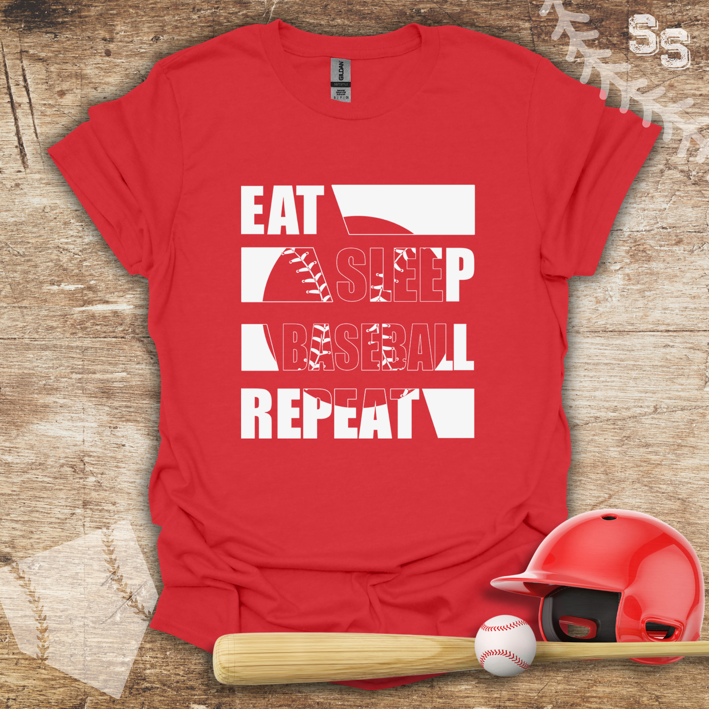 Eat Sleep Baseball Repeat