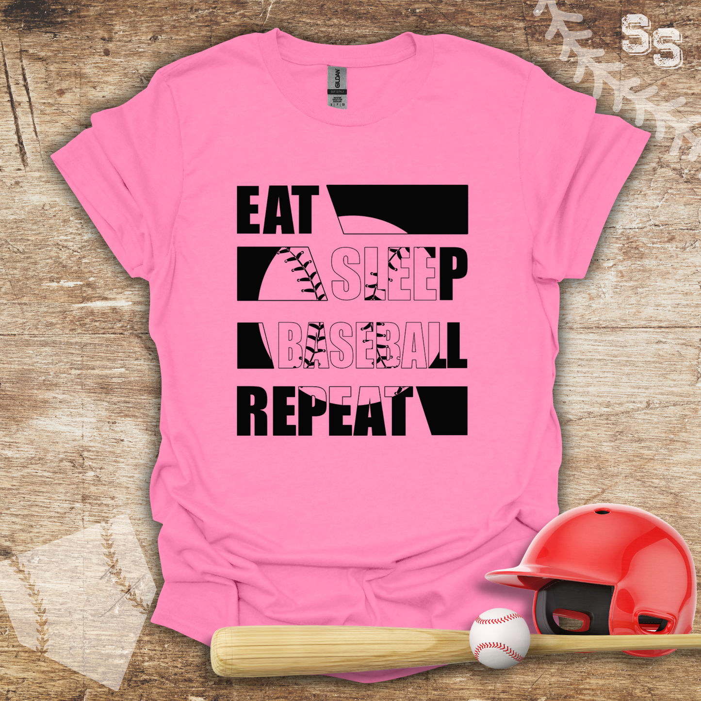 Eat Sleep Baseball Repeat