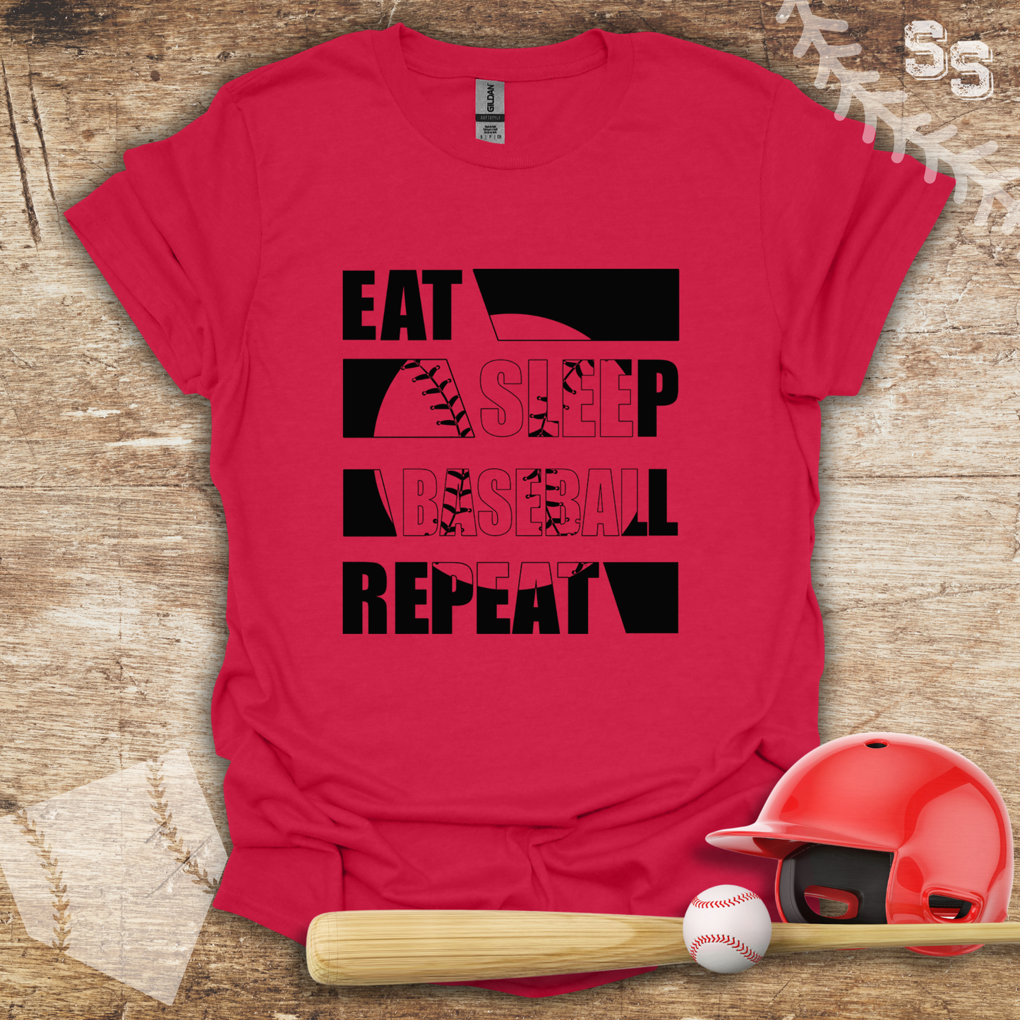 Eat Sleep Baseball Repeat