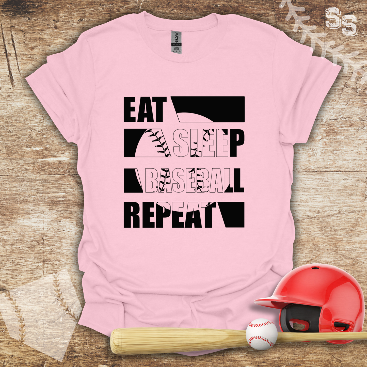 Eat Sleep Baseball Repeat
