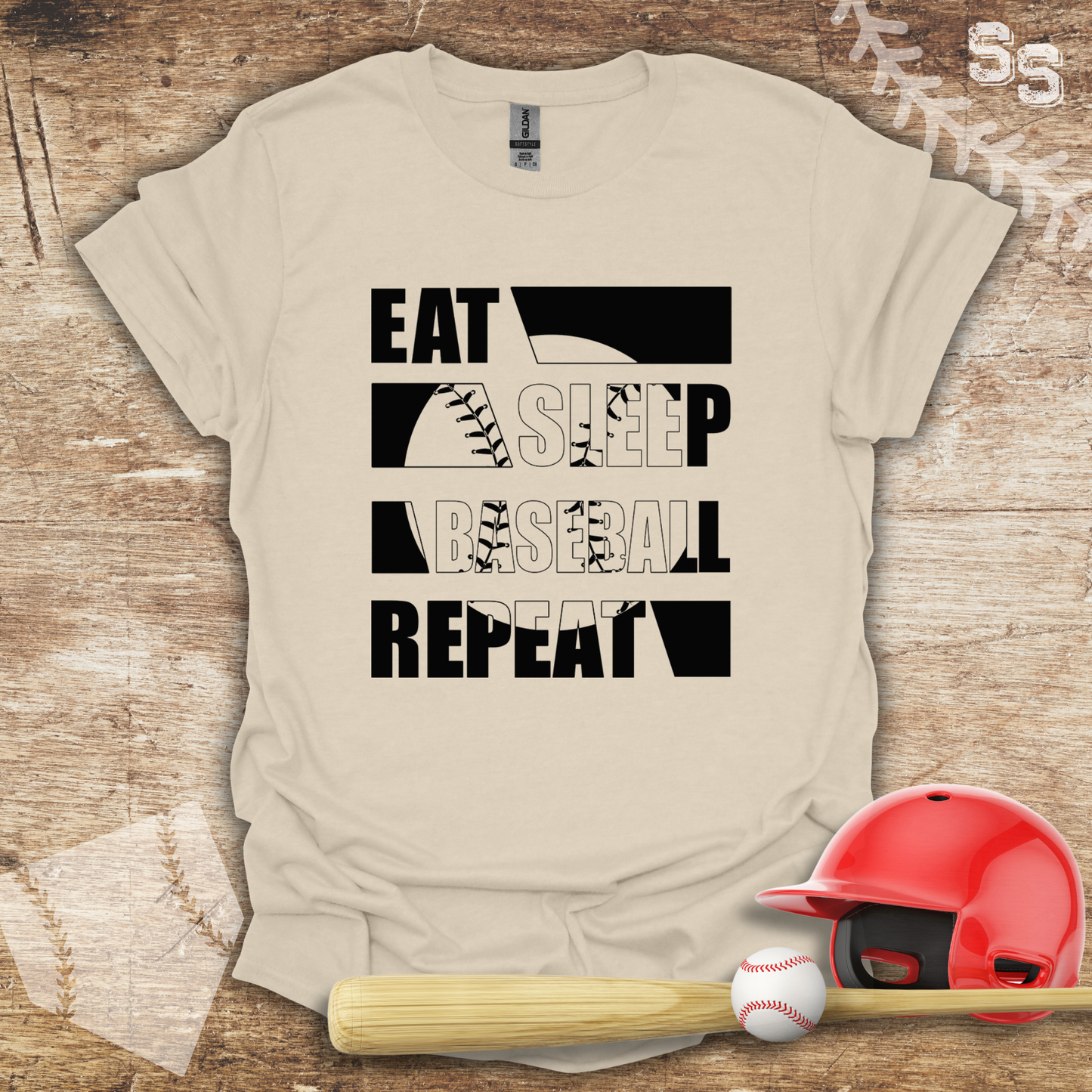 Eat Sleep Baseball Repeat