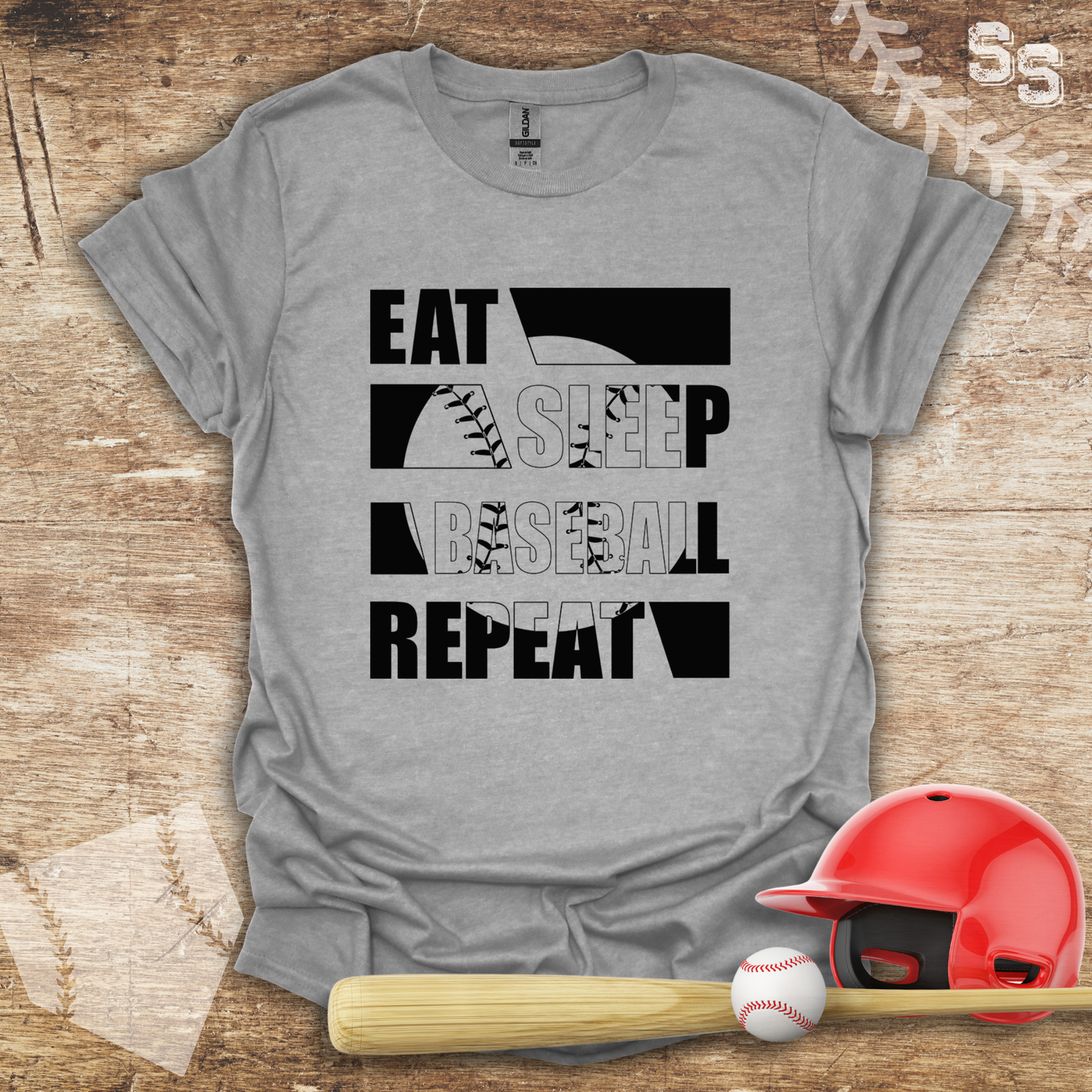 Eat Sleep Baseball Repeat