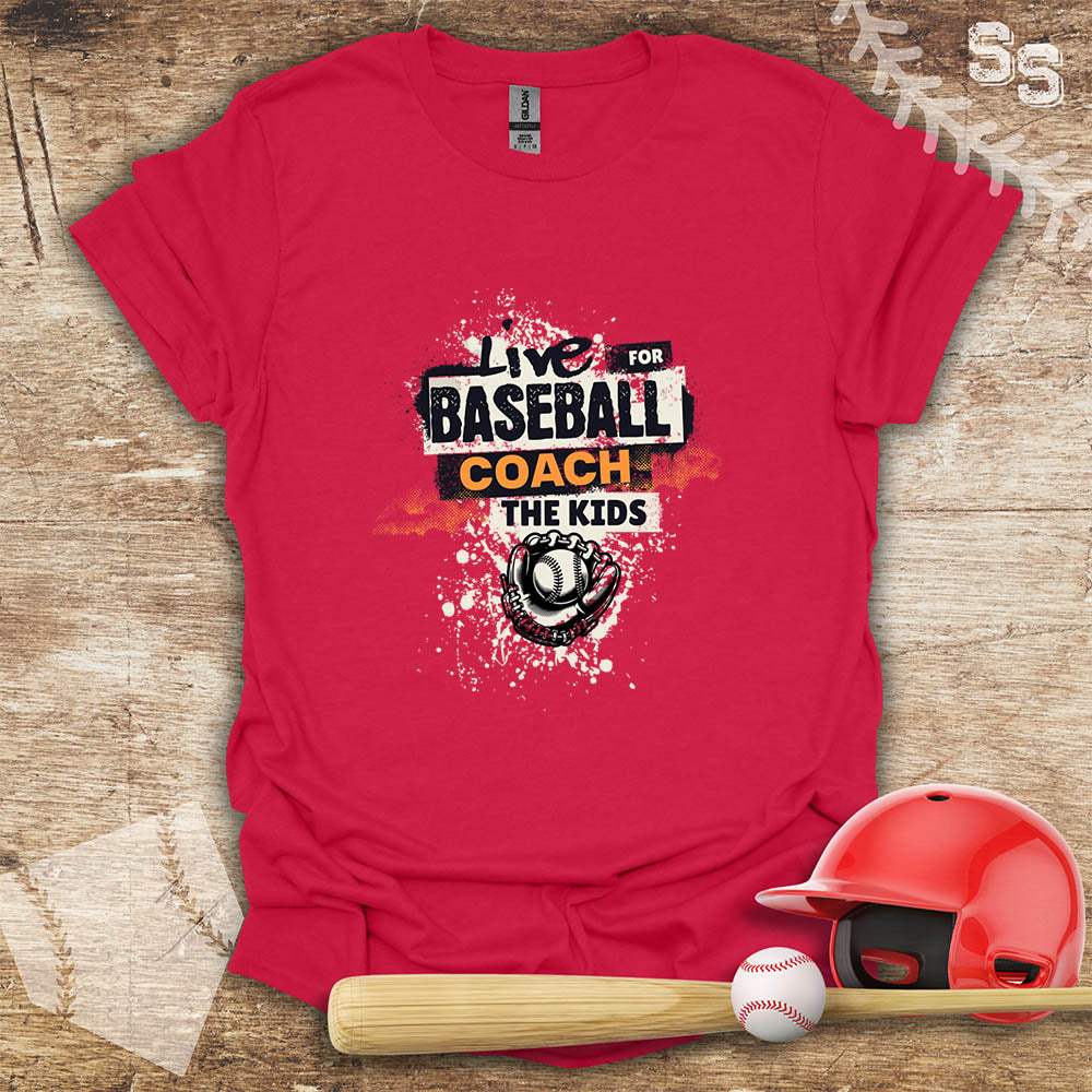 Live For Baseball Coach Kids