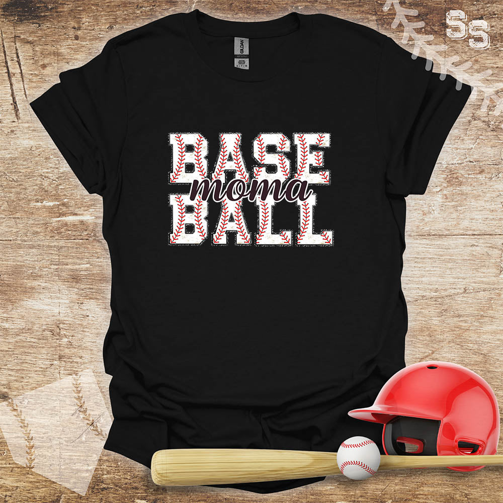 Baseball Mom Glitter Effect Edges