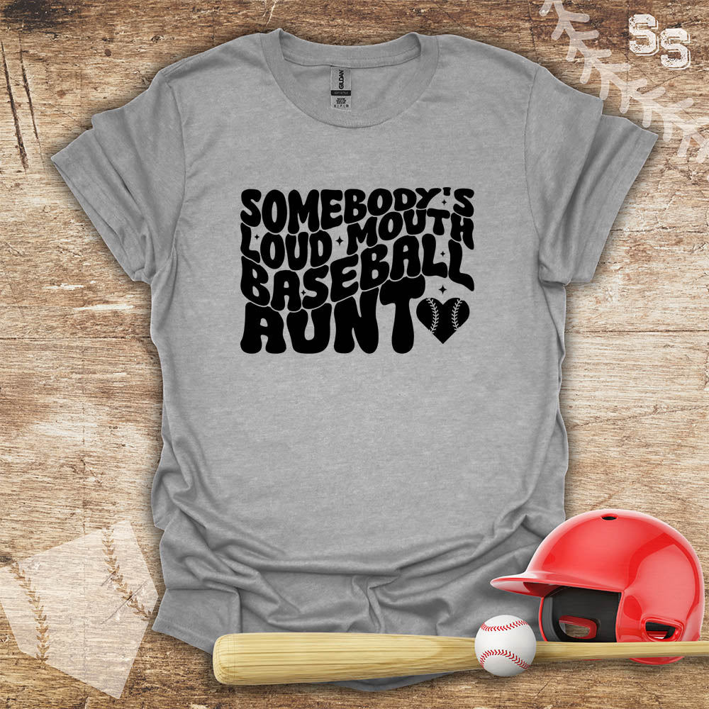 Loud Mouth Baseball Aunt