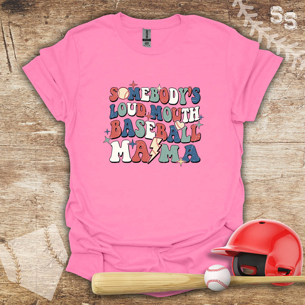 Retro Baseball Mama