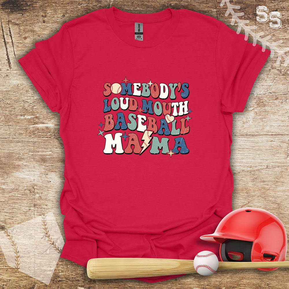 Retro Baseball Mama