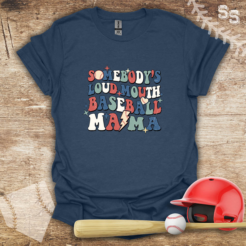 Retro Baseball Mama
