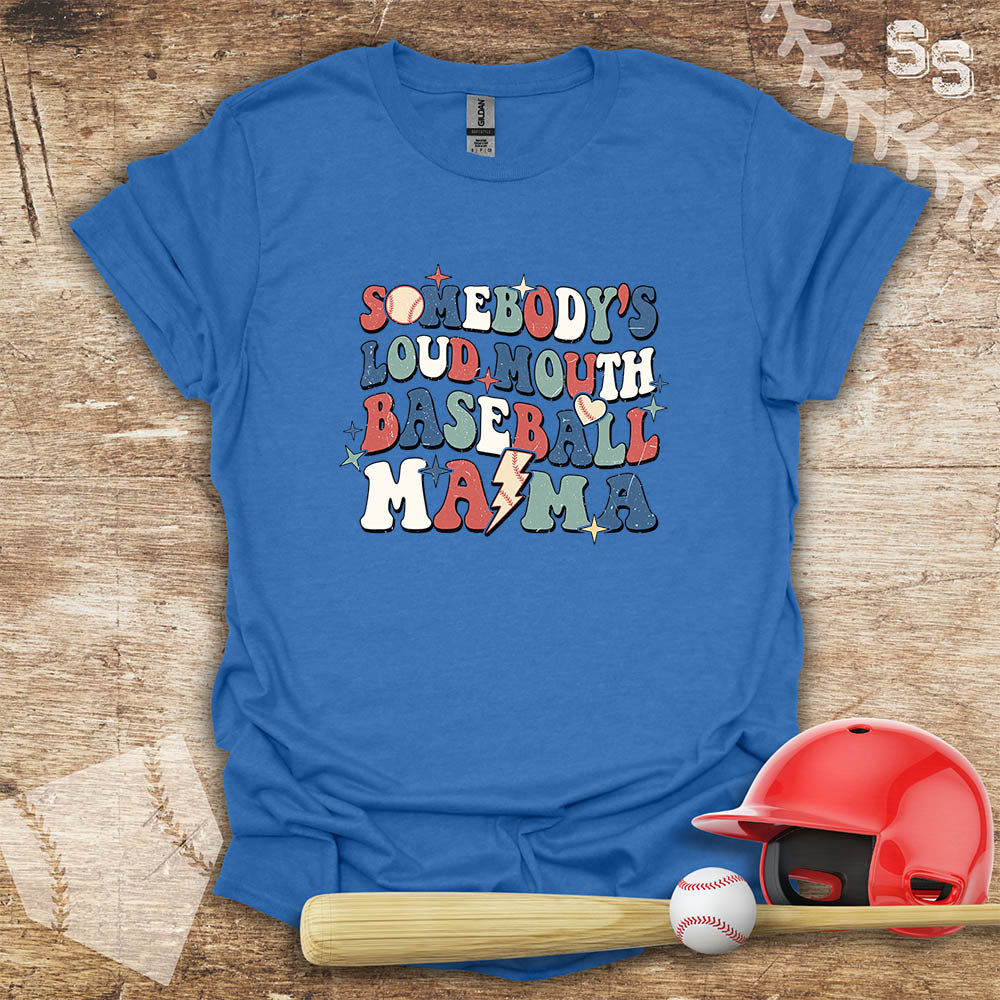 Retro Baseball Mama