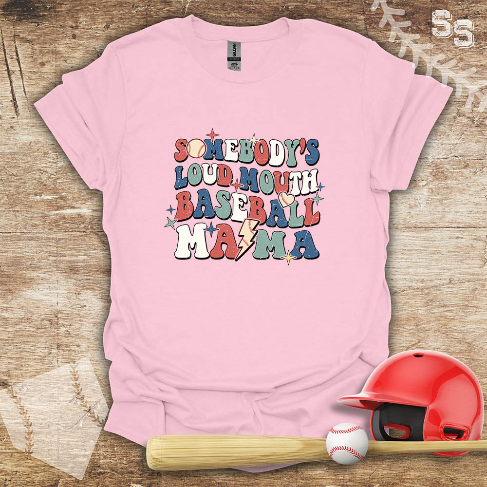 Retro Baseball Mama