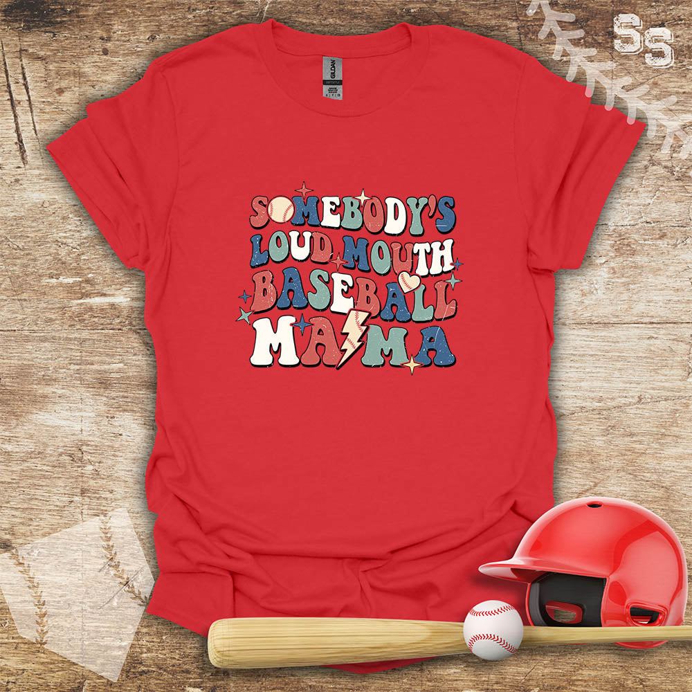 Retro Baseball Mama