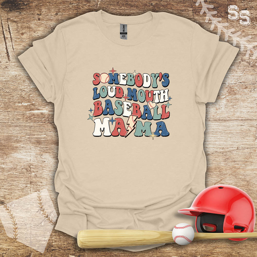 Retro Baseball Mama
