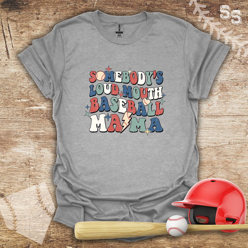 Retro Baseball Mama