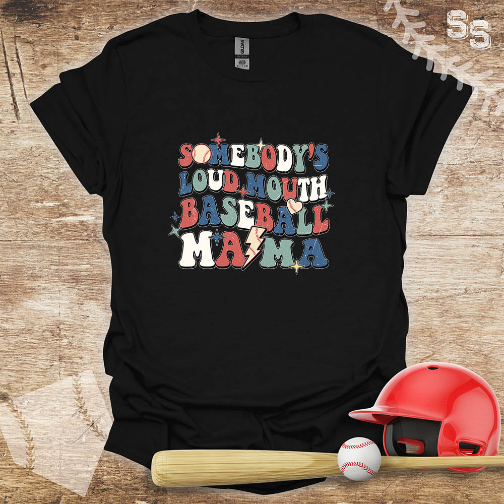 Retro Baseball Mama