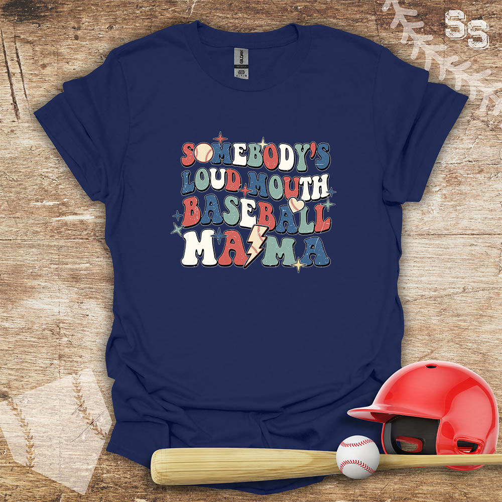 Retro Baseball Mama
