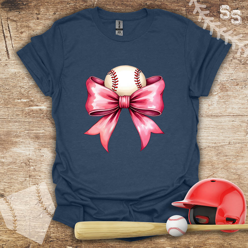 Baseball Pink Bow