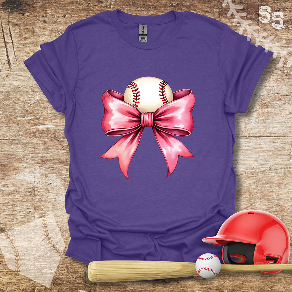 Baseball Pink Bow