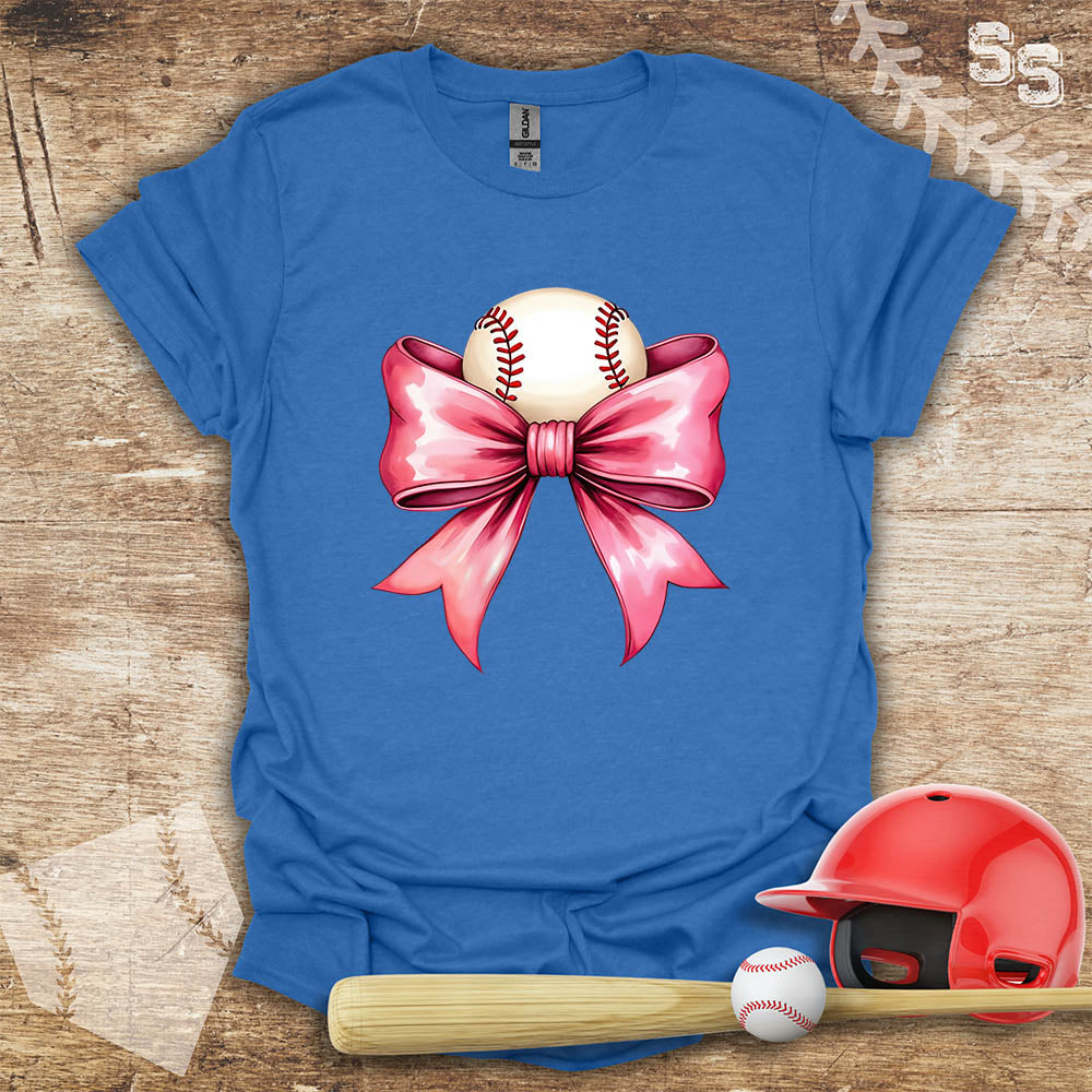 Baseball Pink Bow