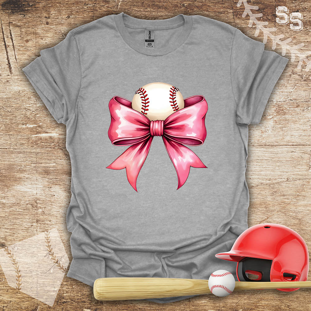Baseball Pink Bow