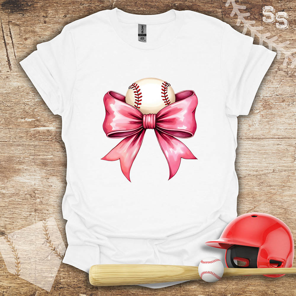 Baseball Pink Bow