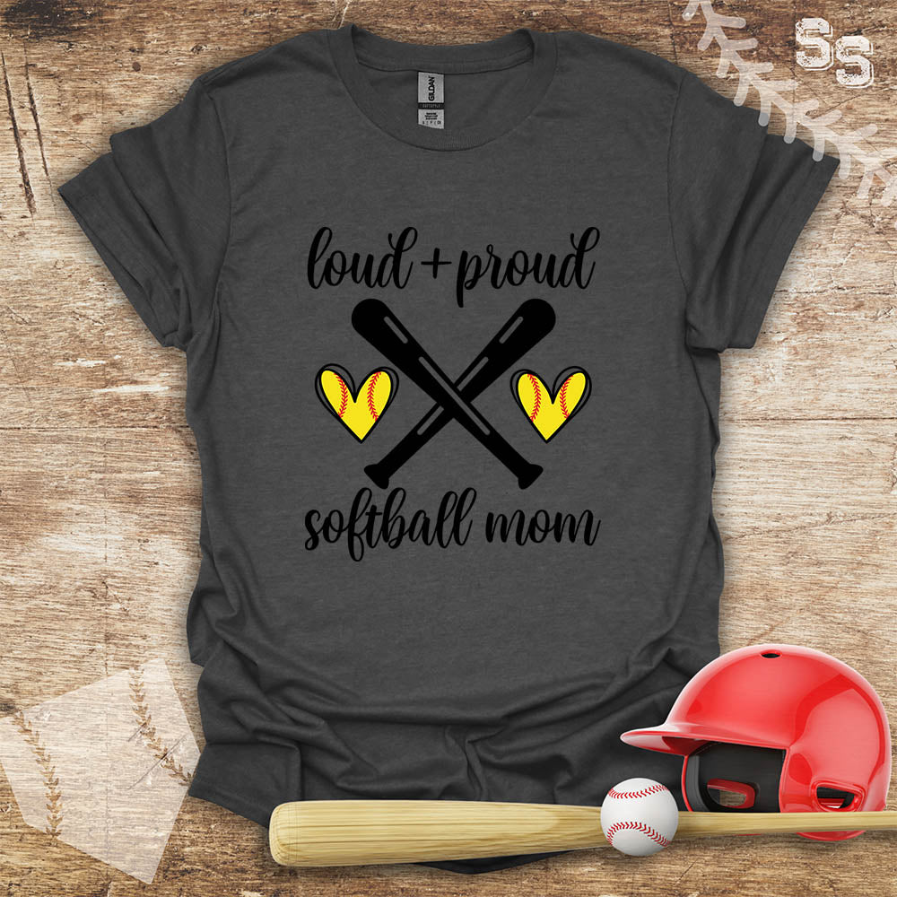 Softball Loud Proud Mom